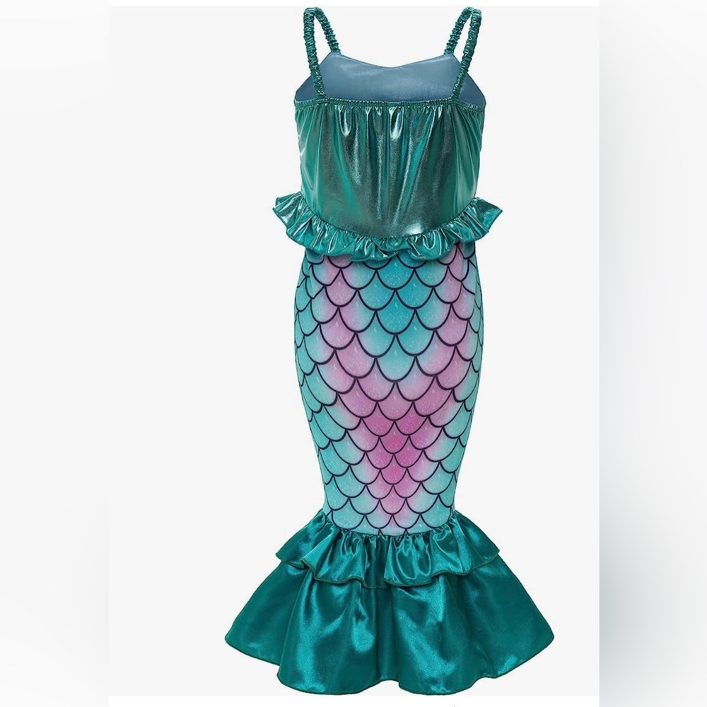 Funna Girls Mermaid Costume Princess Dress Up 4t
